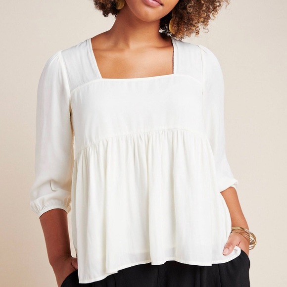 Anthropologie Tops - HP✨Anthropologie | babydoll blouse